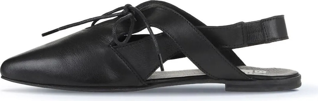 Bueno Shoes Siyah Deri Kadın Düz Sandalet 01Wy1803 01Wy1803 görsel 8