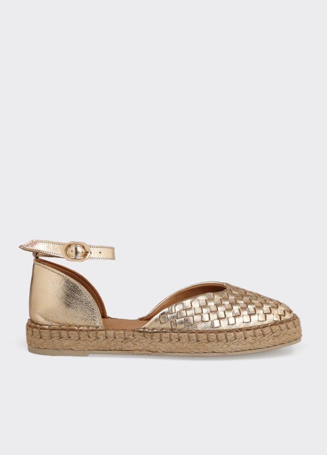 Butik Noble Shoes Hakiki Deri Kadın Espadrilsandalet görsel 2