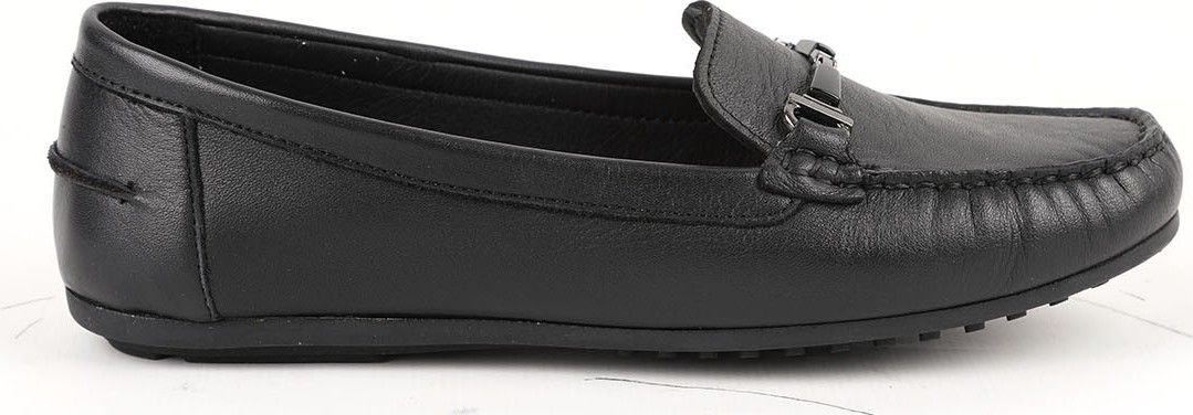 Libero L081.25701-24Y Hakiki Deri Antik Metal Tokalı El Dikişli Esnek Termo Taban Kadın Loafer Mokasen görsel 6
