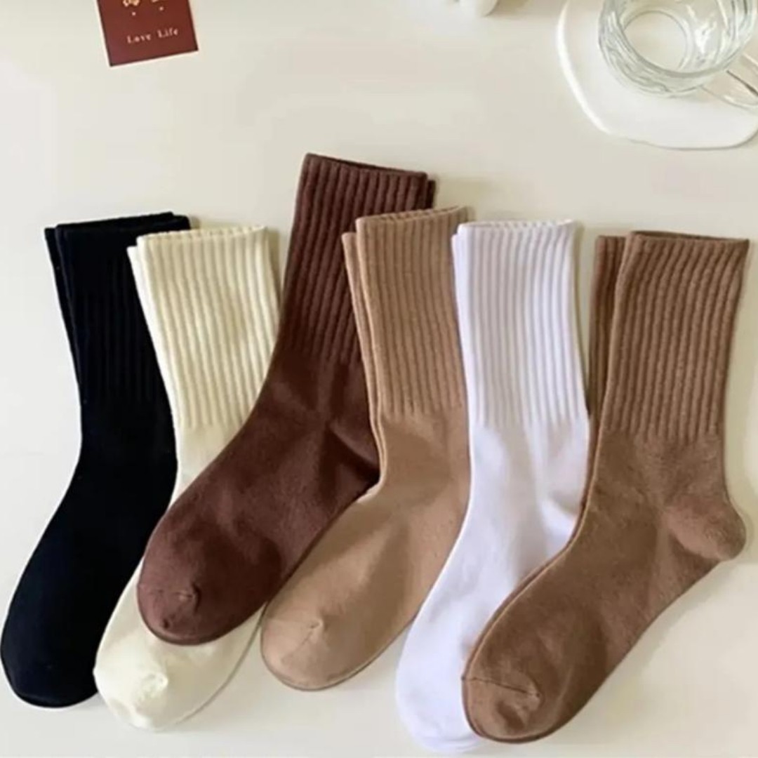 Çorap Kurdu 6'lı Ekonomik Paket Kadın Tenis Çorap Set