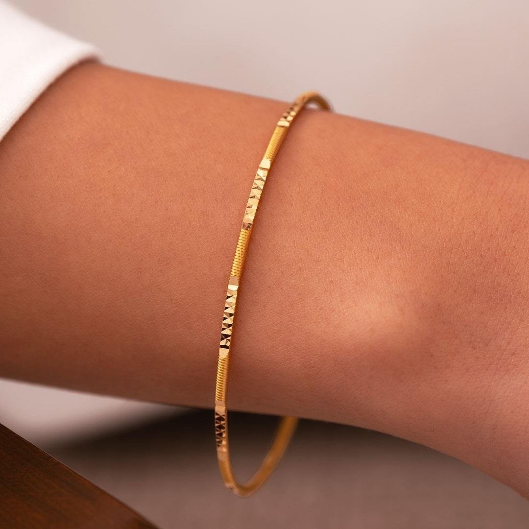 15 gr (GRAM) Yıldız Ajda Bilezik Yatırımlık İşçiliksiz 22 Ayar Altın