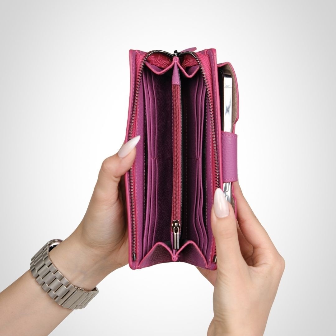 Mft Leather Hakiki Deri Kadın Cüzdan | Bulgari 1232 görsel 3