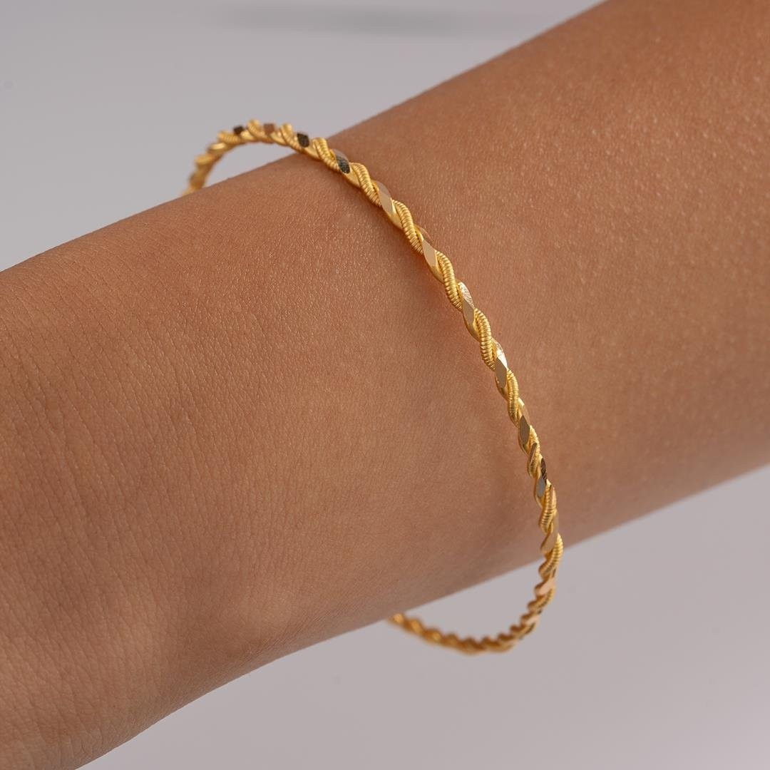 Hakan Mücevherat 10 Gram (Gr) 2 Li Burma Bilezik 22 Ayar Yatırımlık Işçiliksiz