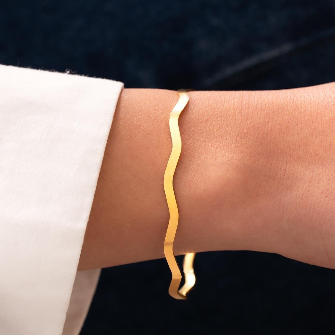 Hakan Mücevherat 6 Gram Zigzag 22 Ayar Altın Kibrit Çöpü Bilezik