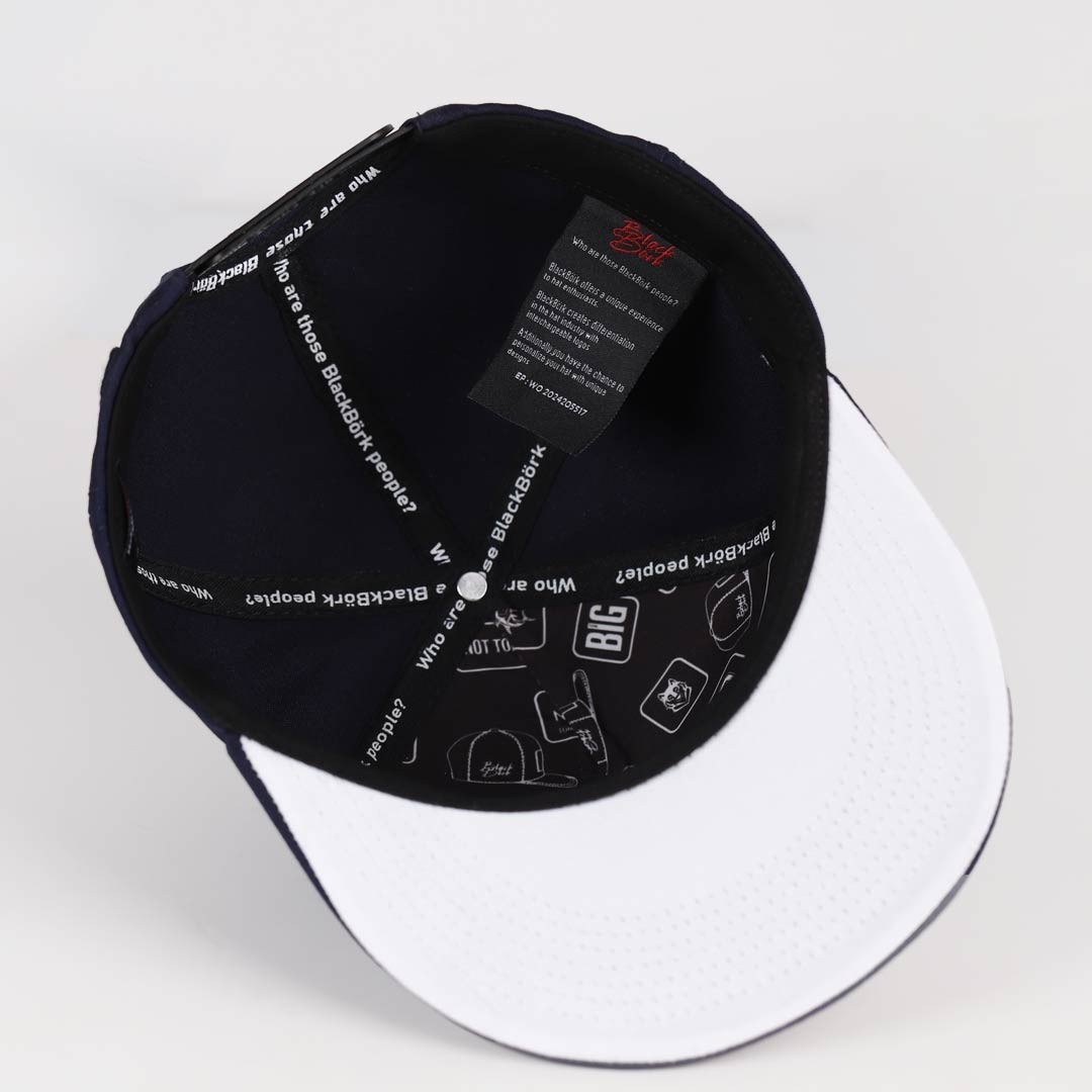 BlackBörk Ayı Logolu Lacivert Hip Hop Şapka görsel 6