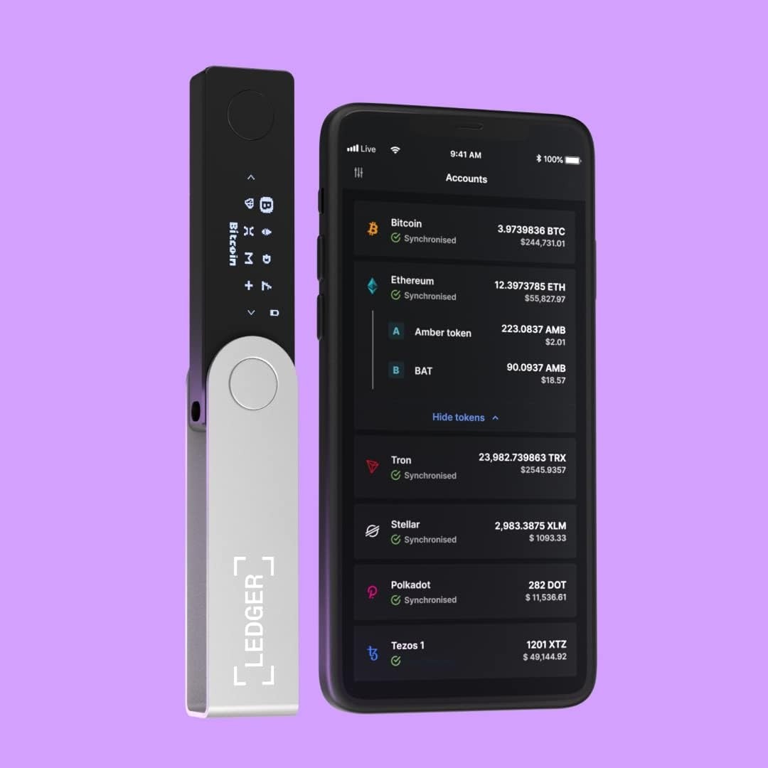 Happy Trend Ledger Nano x Cüzdan (Oni̇ks Si̇yahi) - Bluetooth - Güvenle Dijital Varlık Alın, Yönetin, Artırın görsel 2
