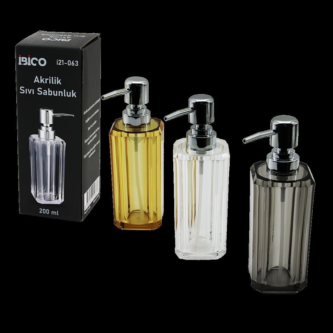 Royaleks Sıvı Sabunluk 200 ml Akrilik Mika görsel 3