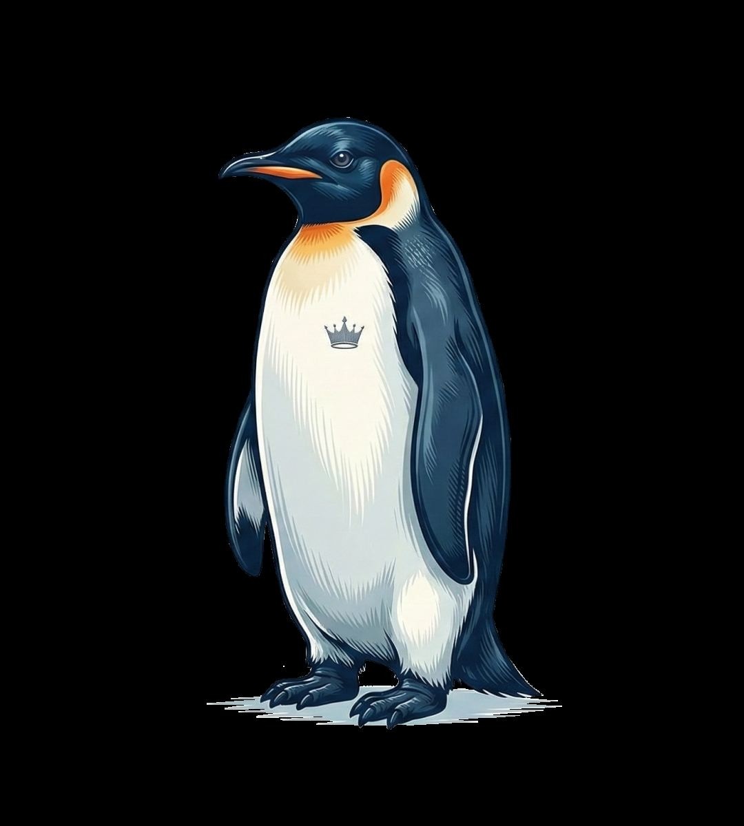 Fantastik Store Erkek T-Shirt Penguen Baskılı Bisiklet Yaka Kısa Kol Yazlık Tişört - Beyaz görsel 3