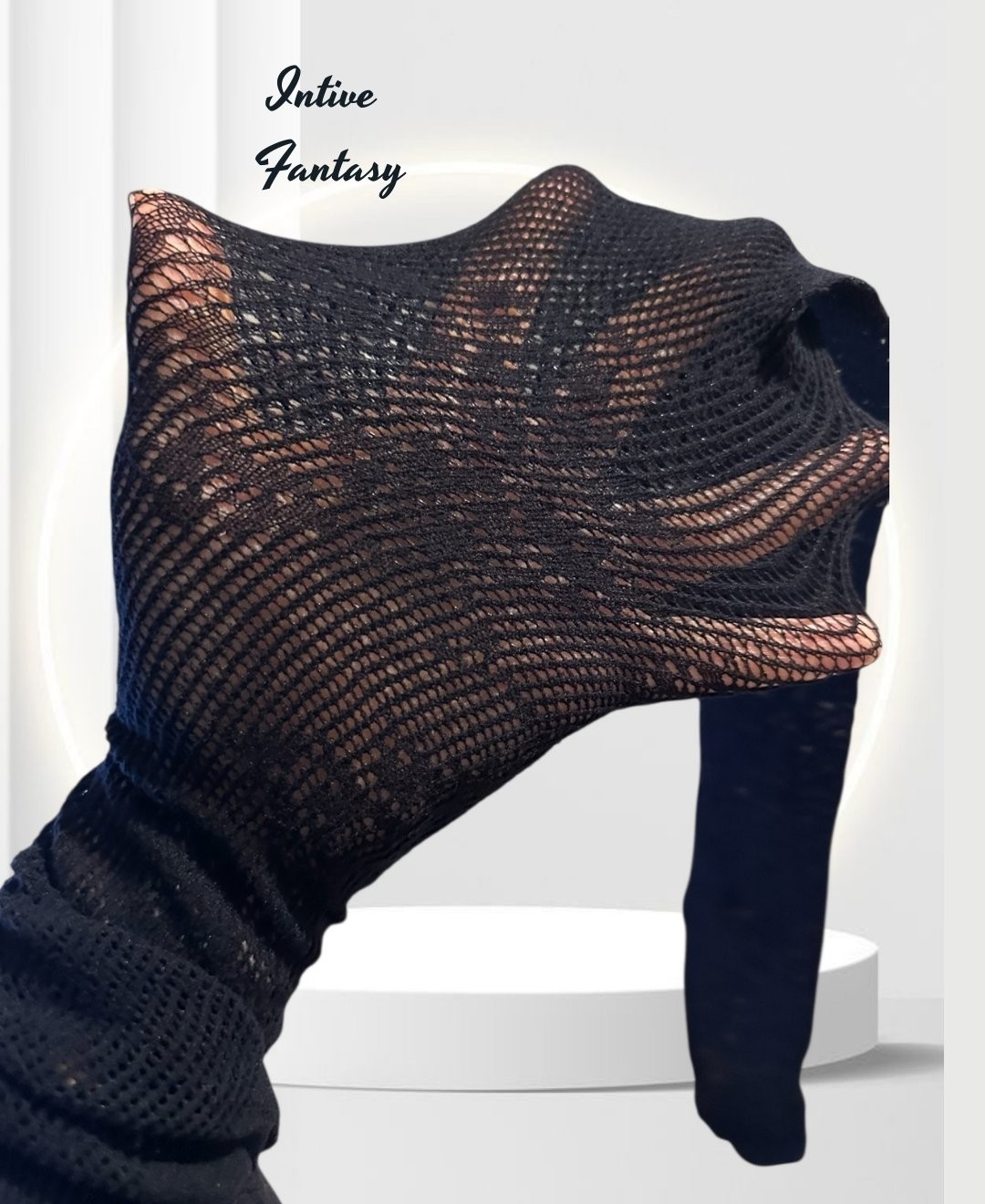 Intive Lingerie Buket Dantel Detaylı Ultra Esnek File Modern Külotlu Çorap görsel 6