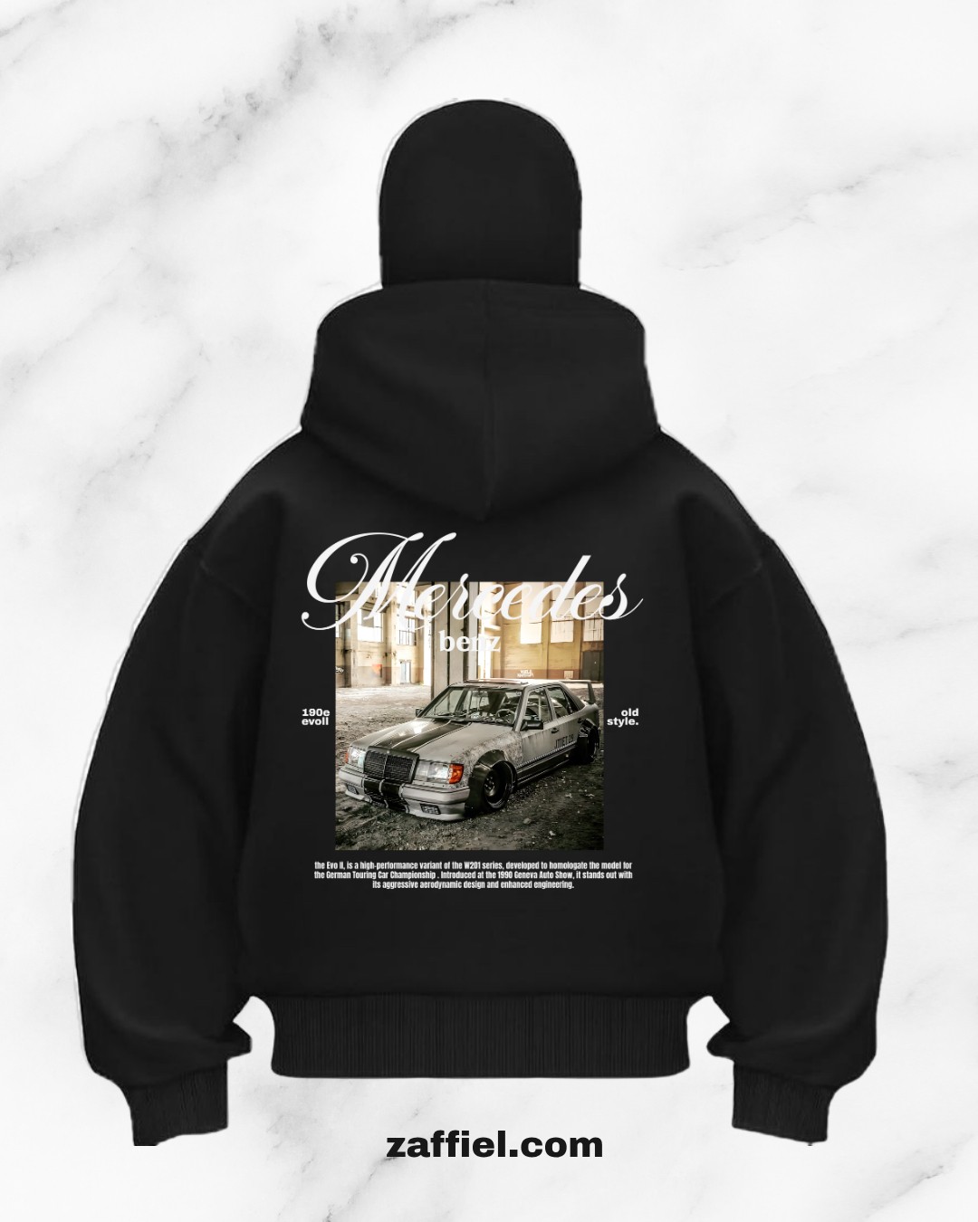 Mercedes Baskılı Full Zip