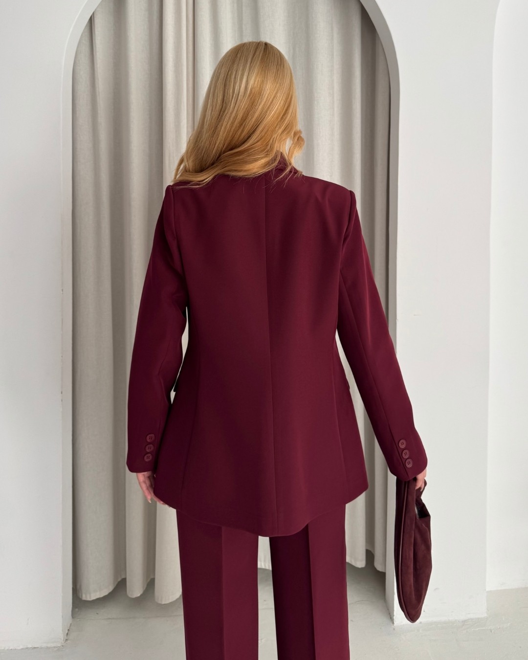 Deq Fashion Kadın Blazer Ceket Pantolon Takım | Ofis & Şık Takım Elbise görsel 7