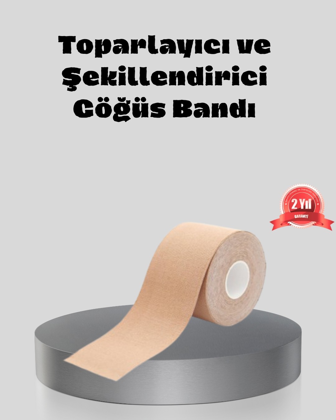 Semel Suya Dayanıklı Görünmez Göğüs Bandı, Pamuklu ve Esnek Destek Bandı
