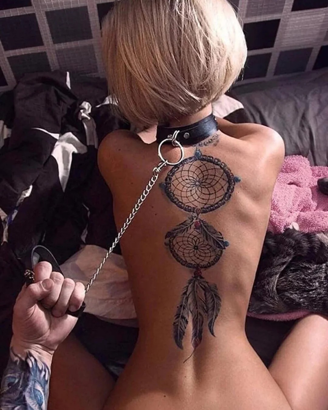 İkikareshop Fantezi Seksi Deri Harness Tasma BC5394