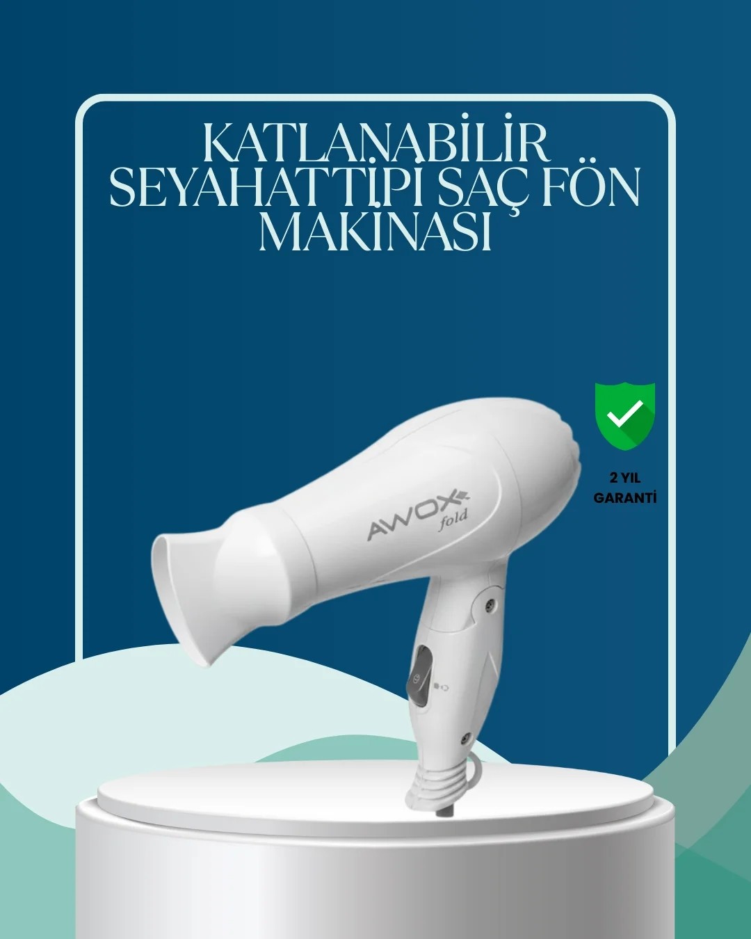Aslanoğlu Store Seyahat Uyumlu Saç Kurutma Makinesi Hafif ve Kompakt
