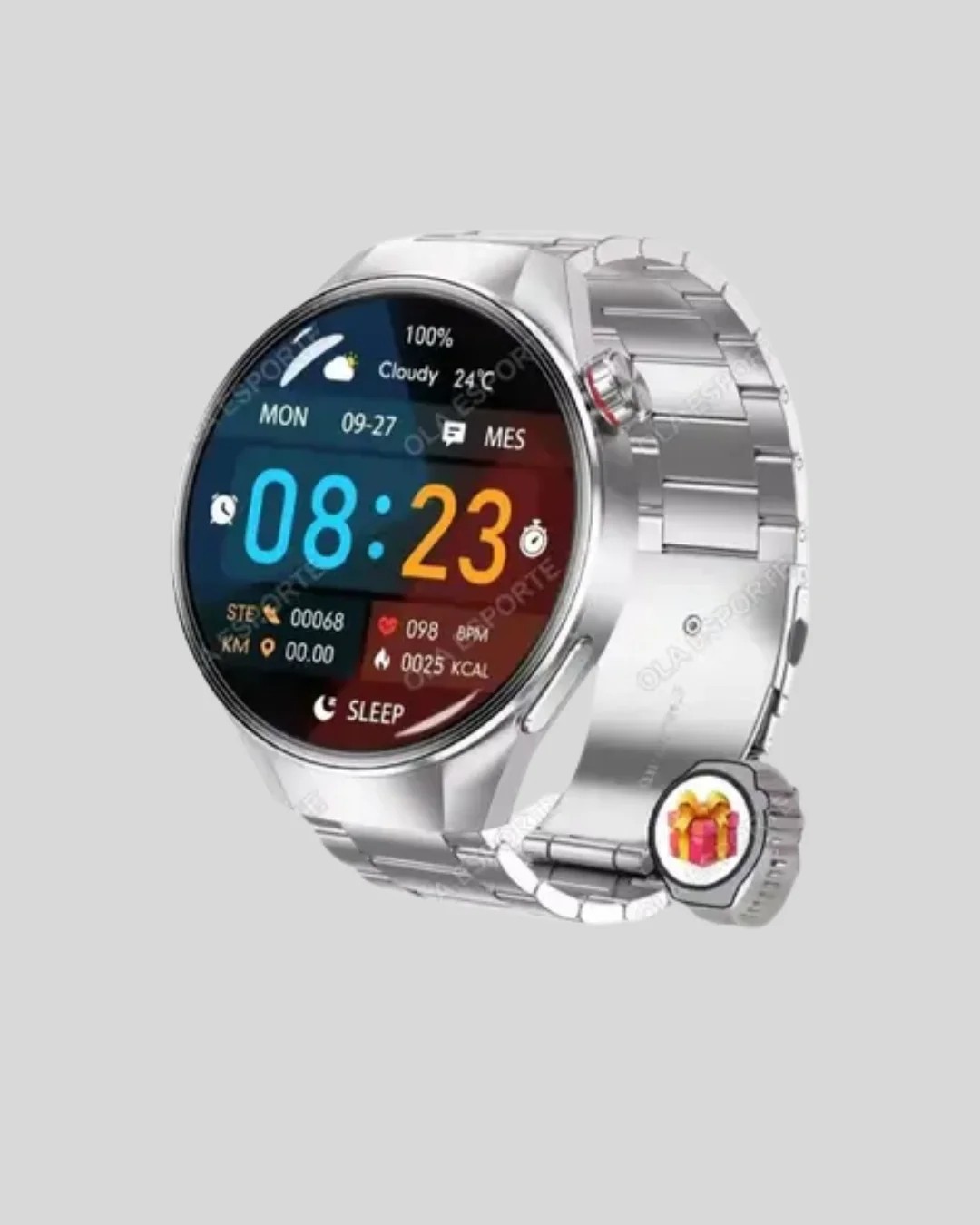 Akıllı Bayi Akıllı Saat Amoled Ekran Bluetooth Aramalı, Nabız, Uyku ve Spor Takipli görsel 4