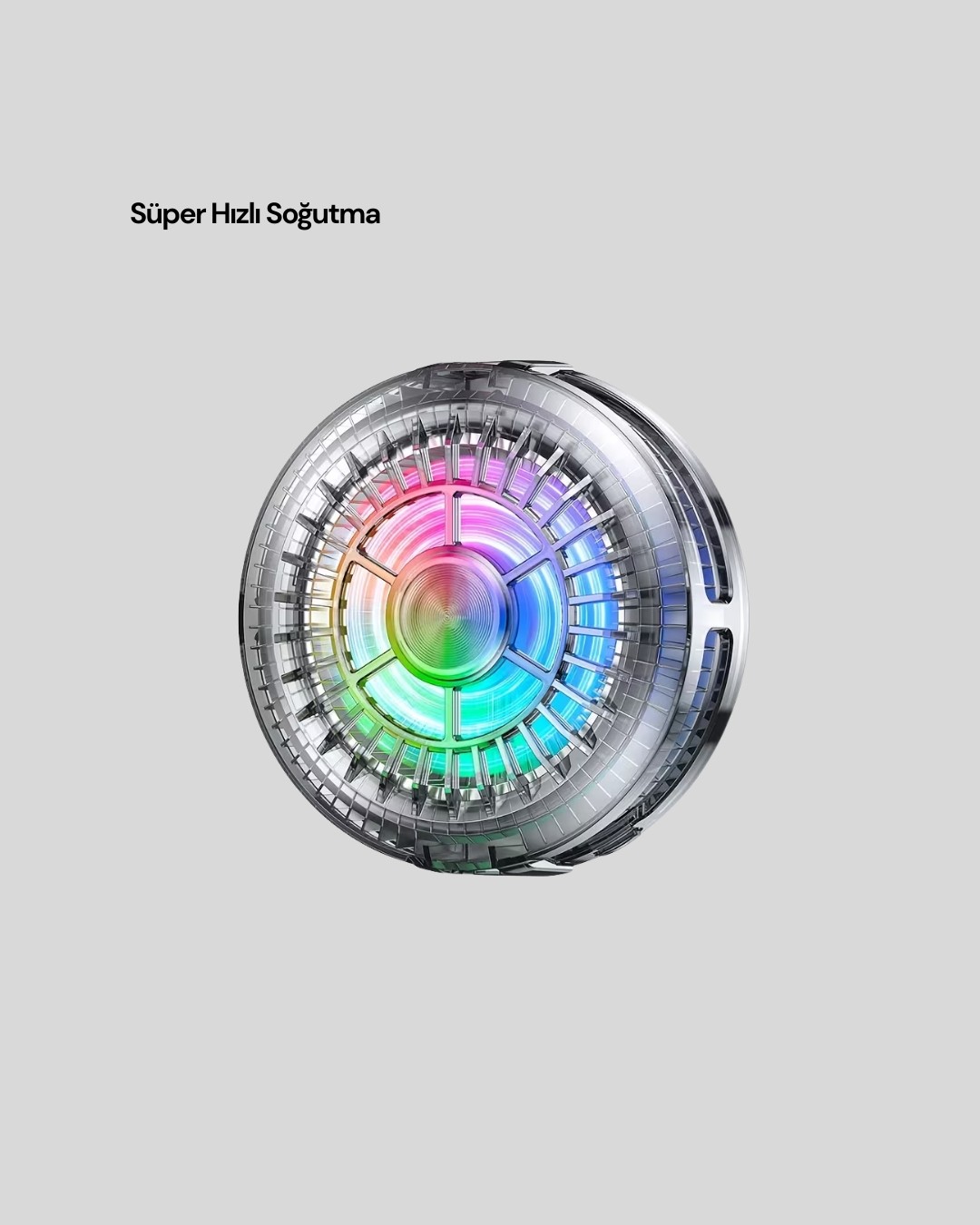 Esranın Dünyası Gaming Telefon Soğutucu Rgb Fan Sessiz Çalışma Tüm Modeller Uyumlu - Lisinya görsel 3