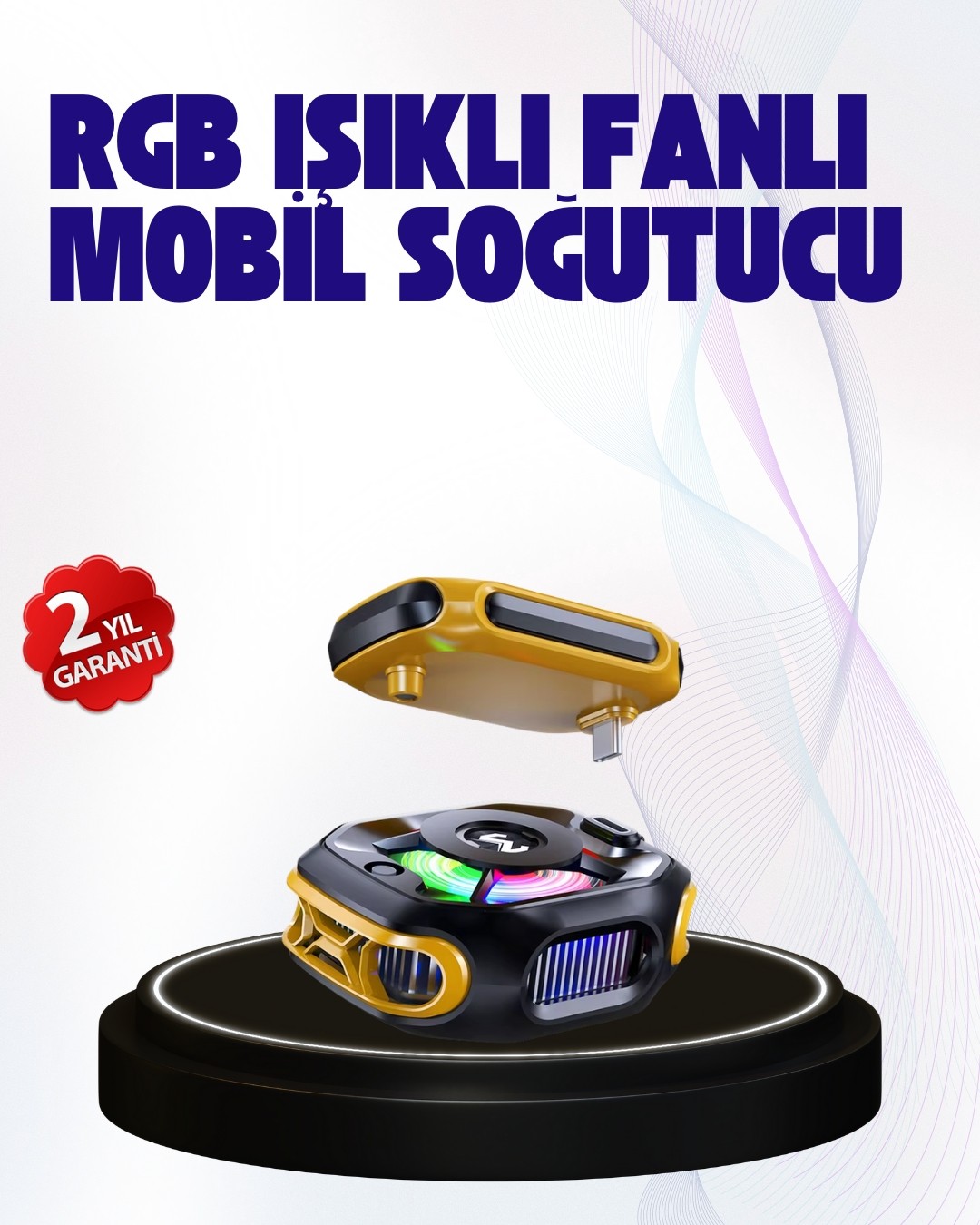 Esranın Dünyası 2000MAH Bataryalı Kablosuz Taşınabilir Cihaz Soğutucu - Lisinya