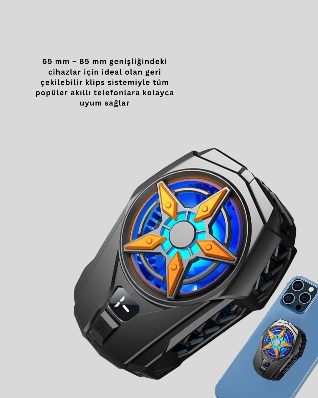 Esranın Dünyası Evrensel Uyumlu Type-C Şarjlı Cep Telefonu Radyatörü Yeni Nesil - Lisinya görsel 3