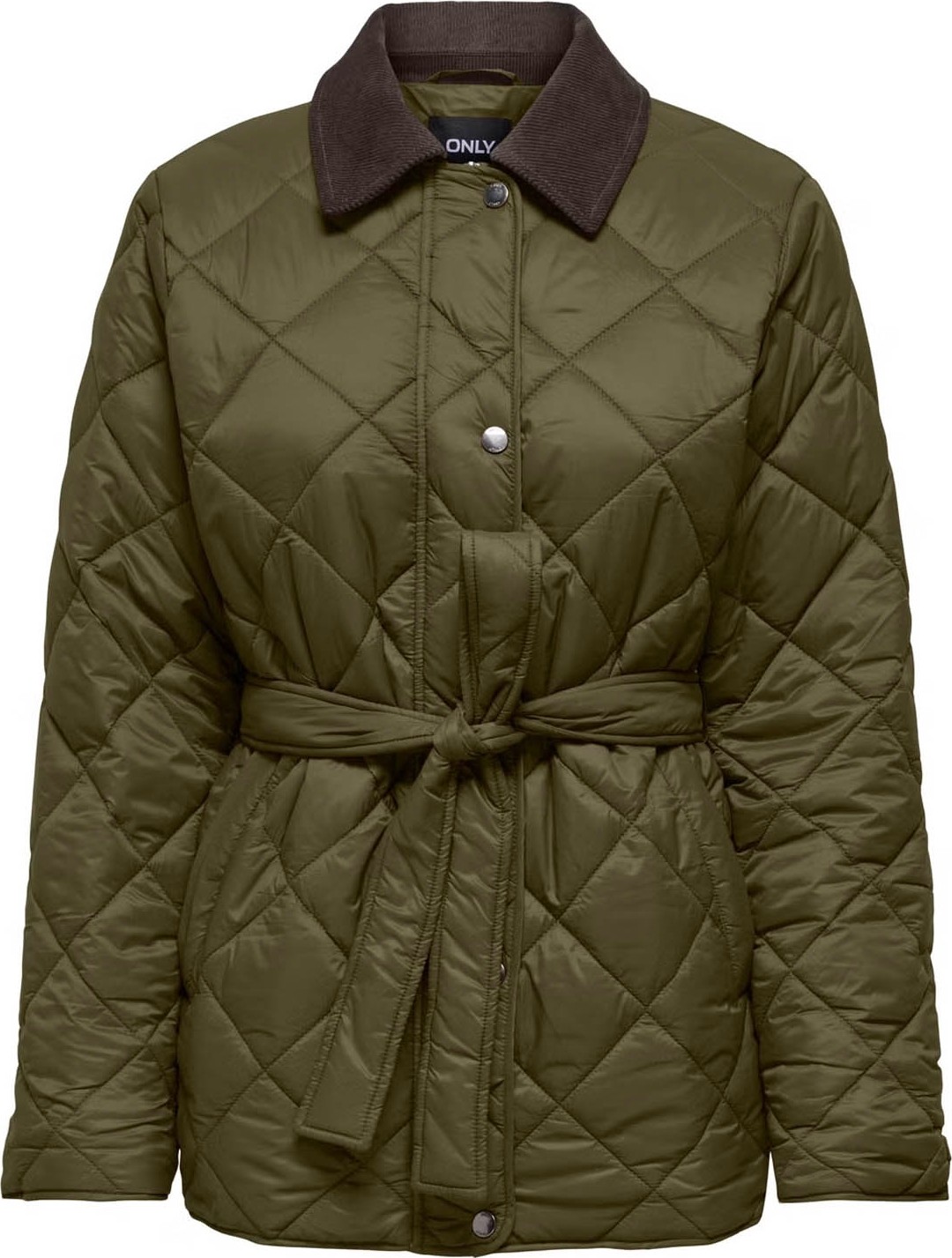 Only Onltahıa Corduroy Koyu Yeşil Kadın Mont 15373692 görsel 3