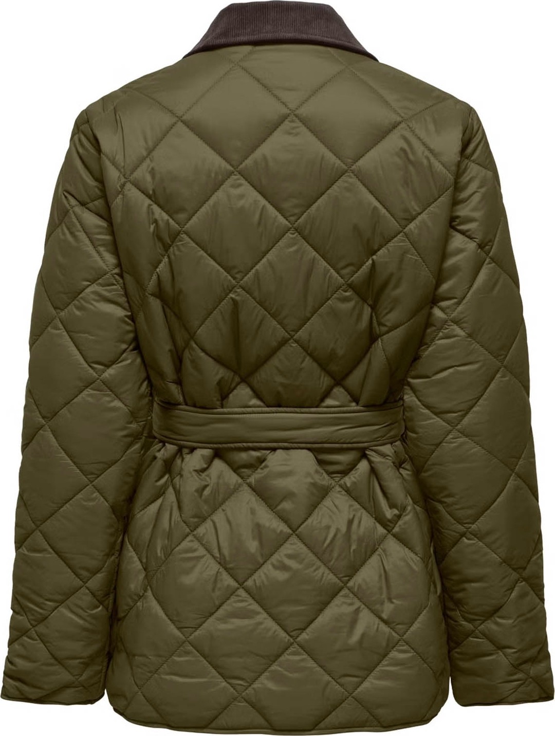 Only Onltahıa Corduroy Koyu Yeşil Kadın Mont 15373692 görsel 4