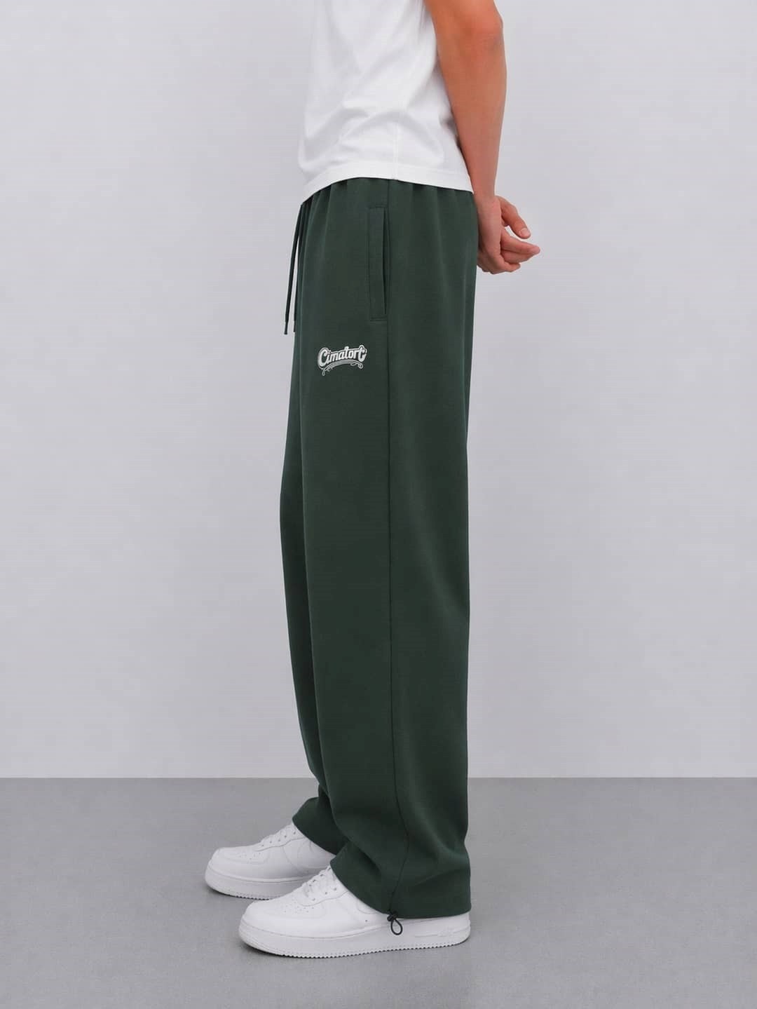 Ohepmoda Erkek Baggy Kalıp Baskılı Düz Rahat Günlük Eşofman Altı görsel 7