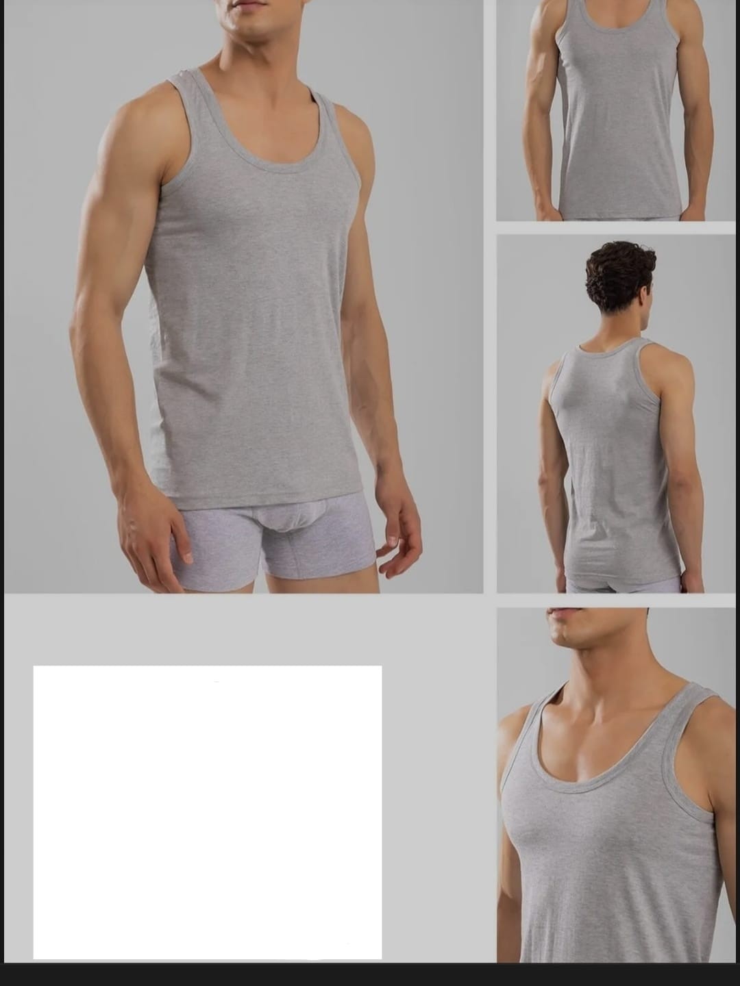 Gizem İç Giyim m Gizem 3'lü Paket Erkek Atlet