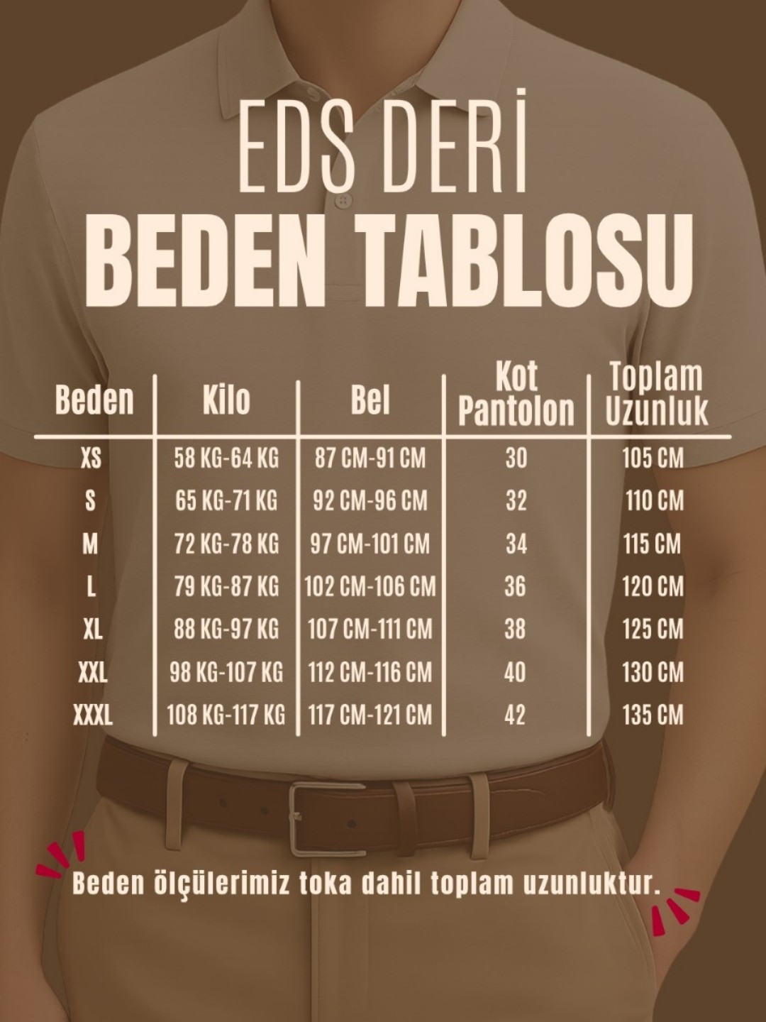 Eds Deri Ürünleri Erkek 3'lü Siyah Spor Kemer Seti görsel 3