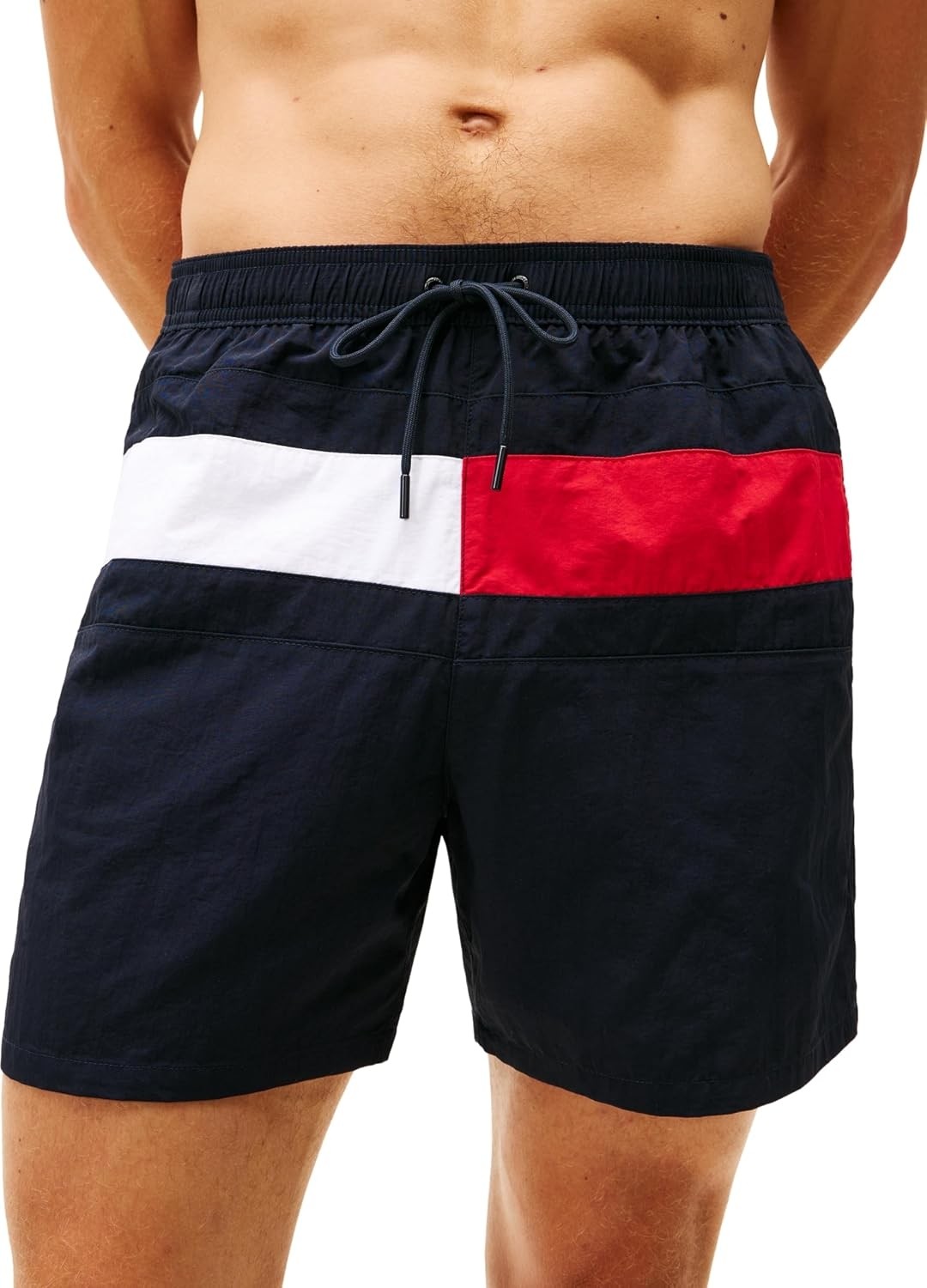 Happy Trend Tommy Hilfiger Erkek Uzun Ipli Yüzme Şortları görsel 3