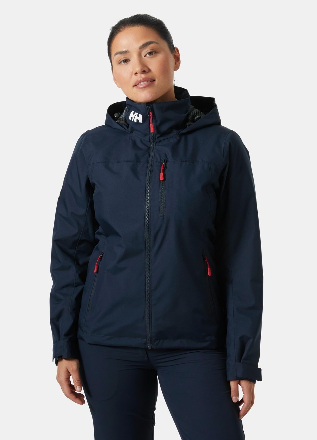 Esranın Dünyası Helly Hansen Kadın W Crew Hooded Mıdl Ceket Lacivert Xs görsel 2