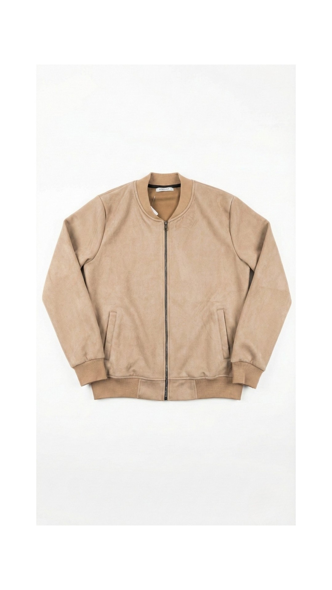 Veraura Lifestyle Erkek Scuba Süet Kumaş Bomber Hırka görsel 6