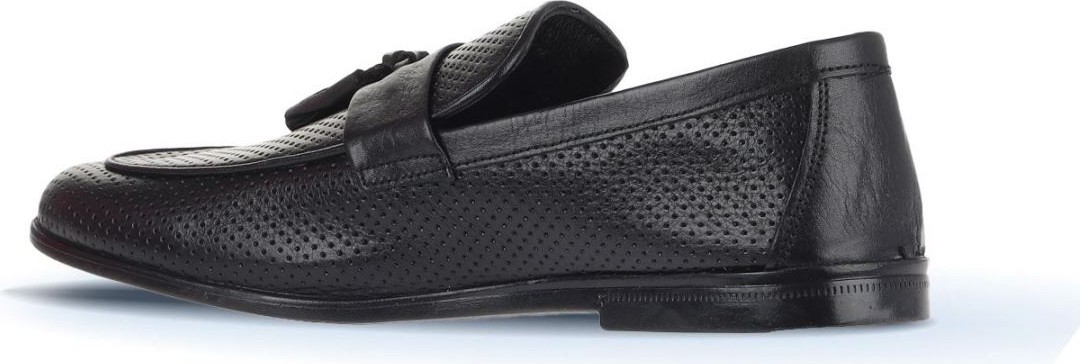 Bueno Shoes Siyah Deri Erkek Loafer 21ma412 görsel 4