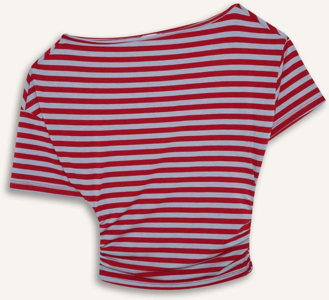 DeFacto Loose Fit Omzu Açık Tişört H7187AX26SM görsel 6