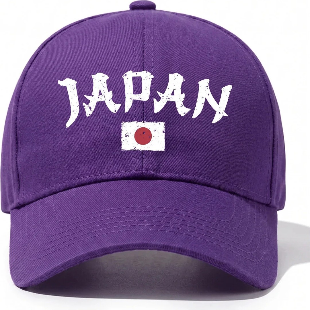 L'eivor Japan Baskılı Siyah Çıt Çıtlı Şapka görsel 4