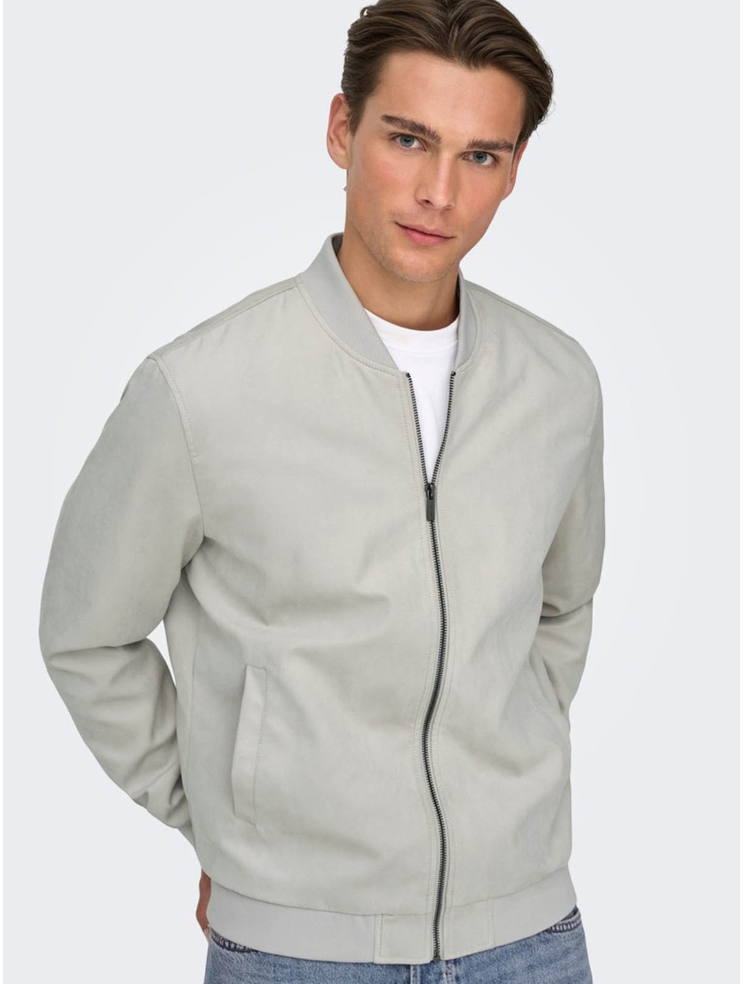 Only & Sons Onslucas Bomber Siyah Erkek Ceket 22027463 görsel 5
