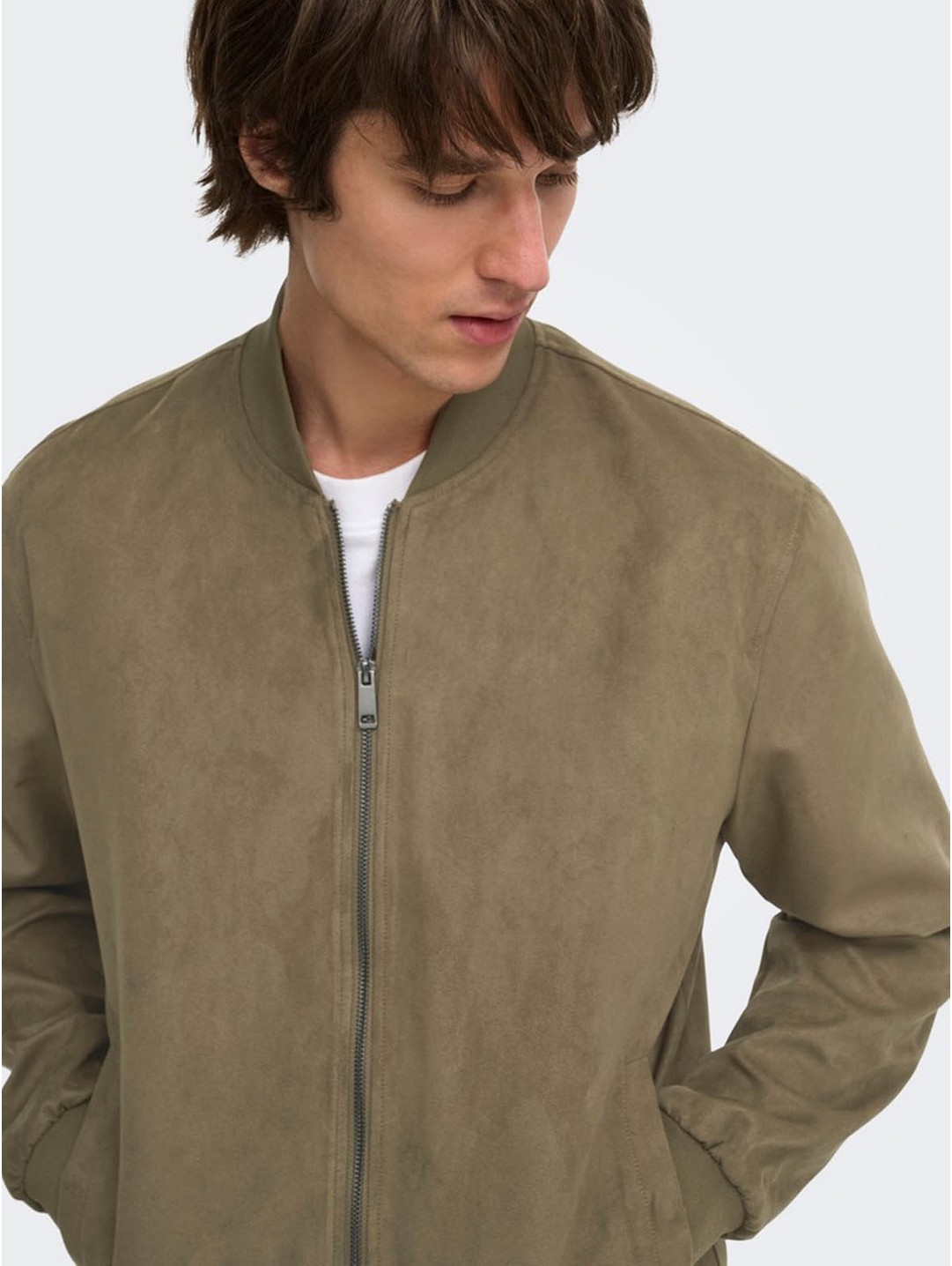 Only & Sons Onslucas Bomber Siyah Erkek Ceket 22027463 görsel 8