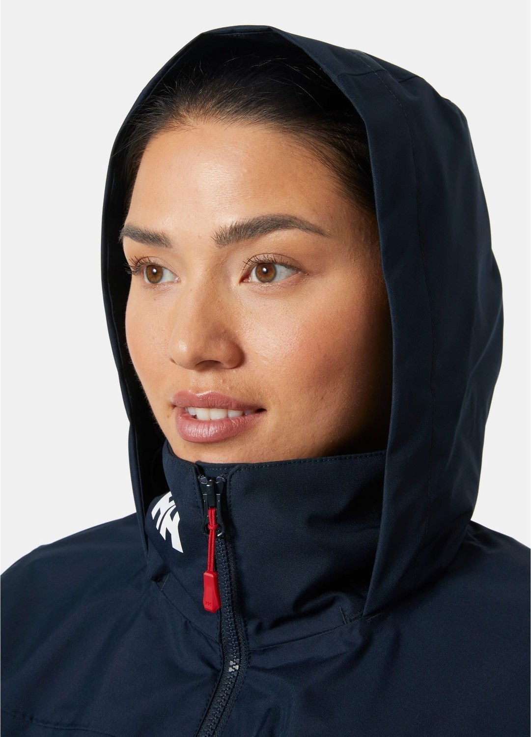 Esranın Dünyası Helly Hansen Kadın W Crew Hooded Mıdl Ceket Lacivert Xs görsel 3