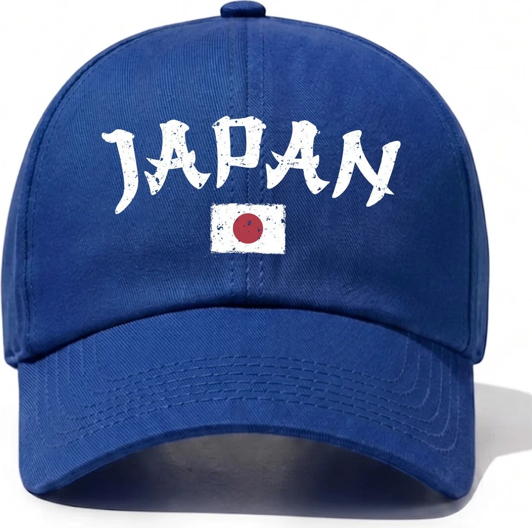 L'eivor Japan Baskılı Siyah Çıt Çıtlı Şapka