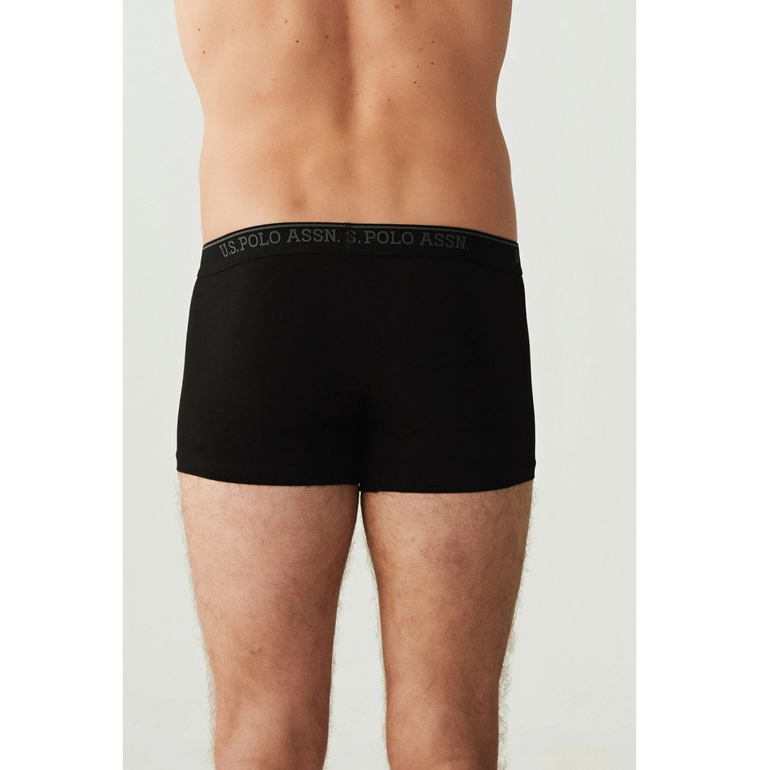 U.S. Polo Assn. Erkek Beyaz 3'lü Boxer 80097 görsel 4
