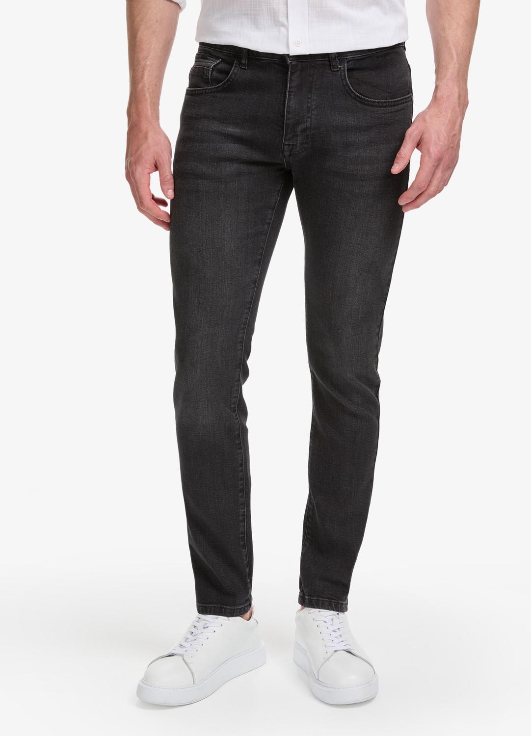 Pierre Cardin Erkek Siyah Slim Fit Jean Pantolon 50327839-VR046 görsel 2