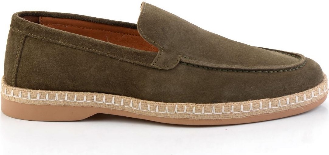 Bambi Haki Hakiki Deri Erkek Espadril E01079709502
