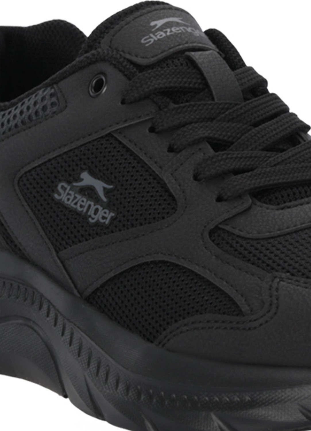 Slazenger GENESIS Kadın Siyah / Koyu Gri Koşu & Yürüyüş Spor Ayakkabısı görsel 5