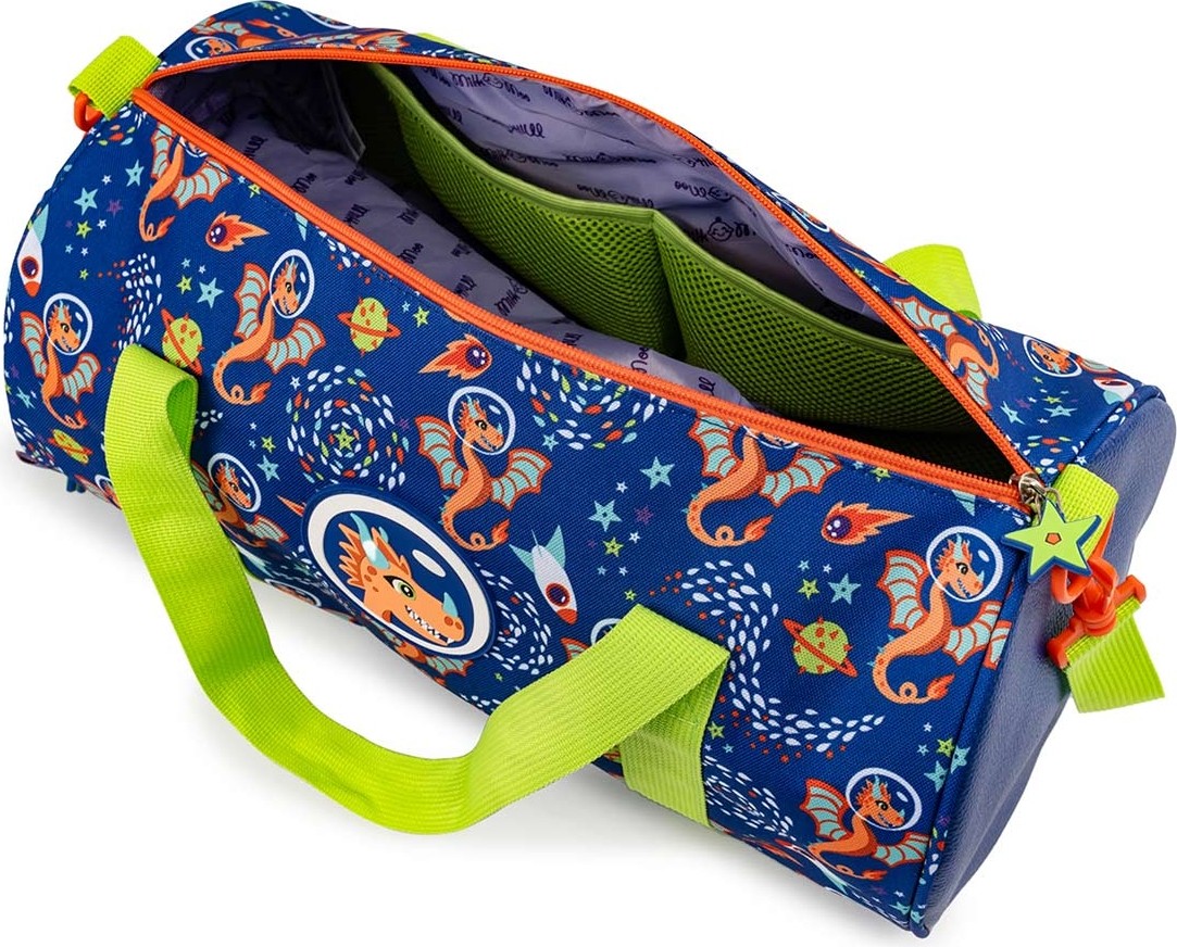 Milk&Moo Ponix Çocuk Spor Çantası Desenli Polyester Ayakkabı Bölmeli Ergonomik Tasarım görsel 4