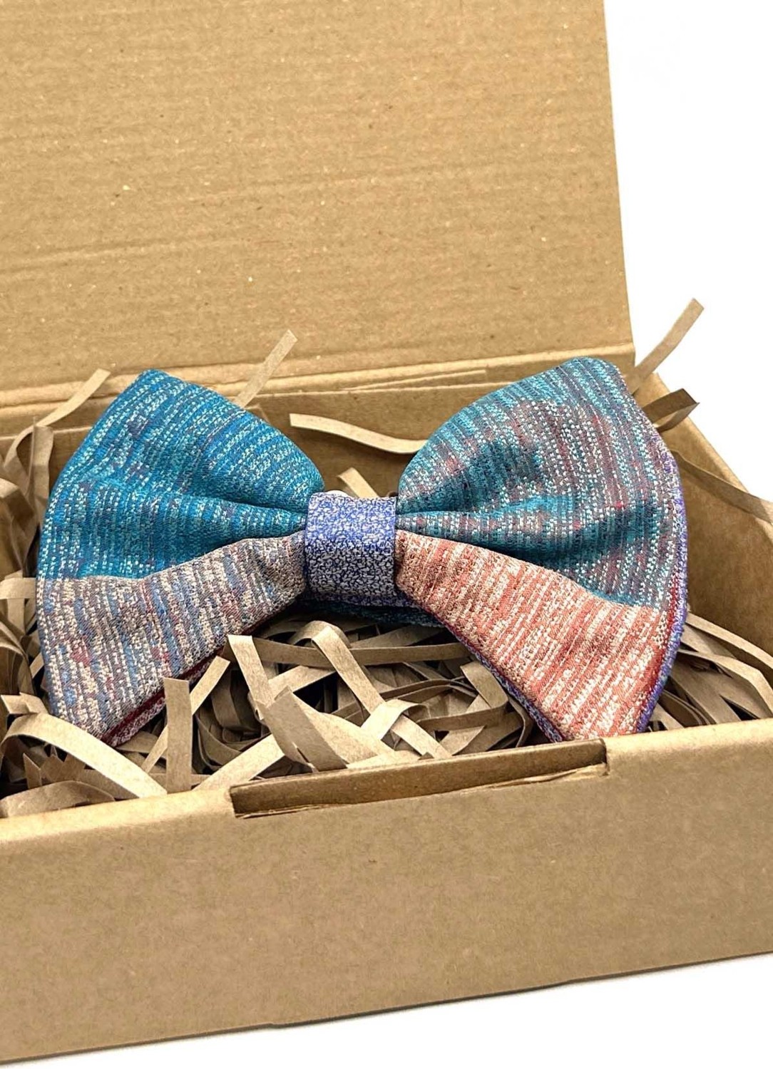 Kravatkolik Çok Renkli Kum Desen Patchwork Papyon P1919