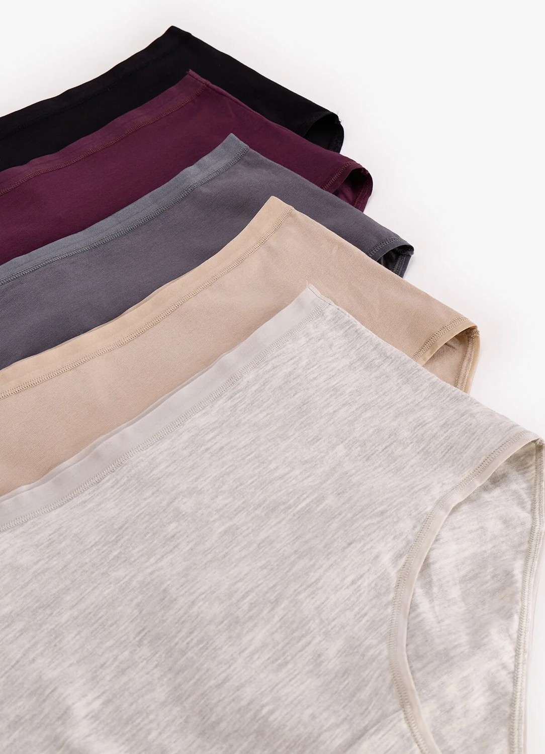 Penti Dark Mauve Yüksek Bel 5'li Slip Külot görsel 2