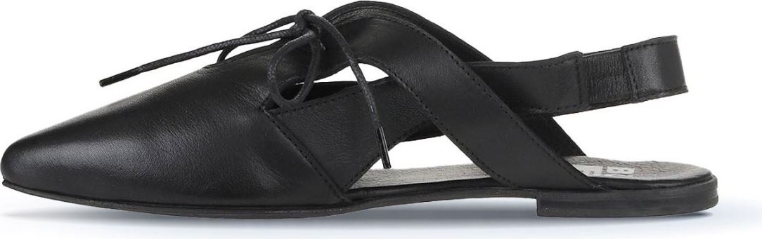 Bueno Shoes Siyah Deri Kadın Düz Sandalet 01Wy1803 01Wy1803 görsel 4