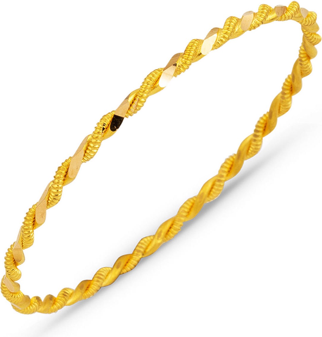 Bilezikci Ikili Burma 22 Ayar Altın Bilezik 7 gr