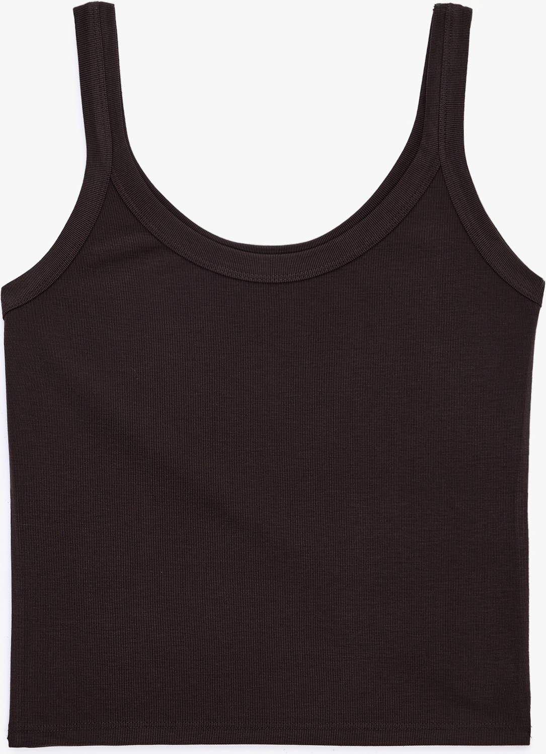 Koton Modal Kumaş Slim Fit U Yaka Askılı Top görsel 4