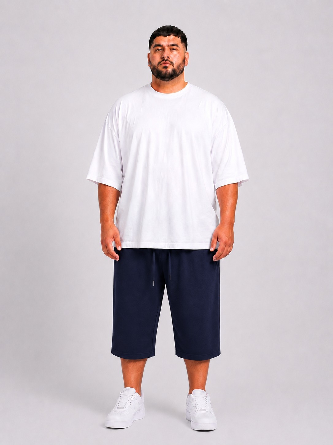 Limitless Wear Erkek Büyük Beden Şort 3xl-6xl Rahat Kesim Diz Altı Günlük Şort