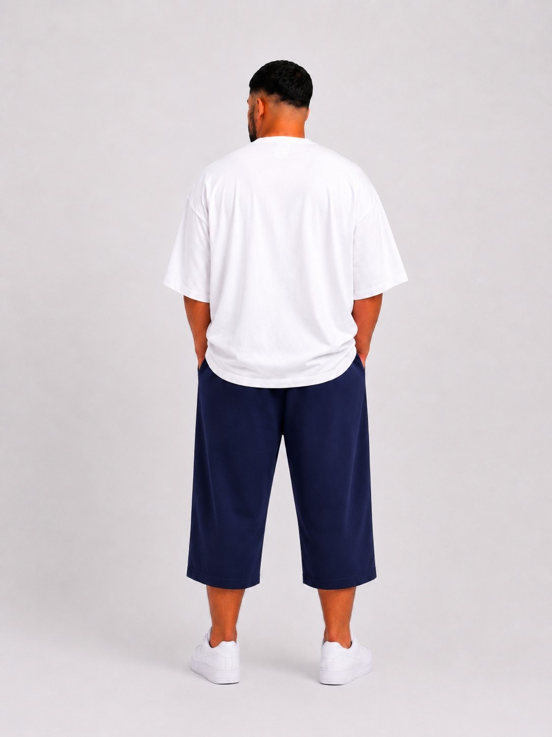 Limitless Wear Erkek Büyük Beden Şort 3xl-6xl Rahat Kesim Diz Altı Günlük Şort görsel 4