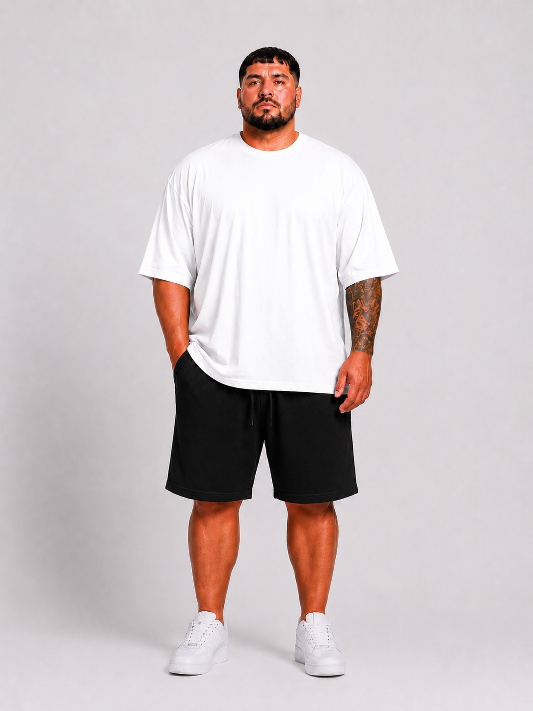 Limitless Wear Büyük Beden Erkek Bağcıklı Şort